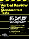 CliffsTestPrep Verbal Review for Standardized Tests